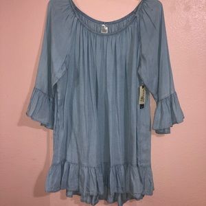 Terra&Sky Jean Blouse